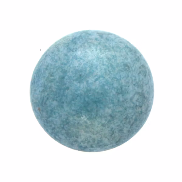 Opaque White Blue Luster Cabochon Par Puca 25mm 1st