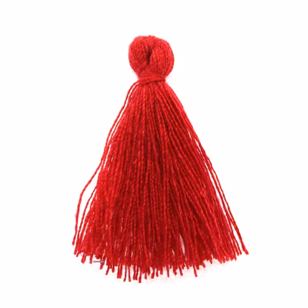 Dark Red Tassel/Tofs Ø5mm 3cm 1st