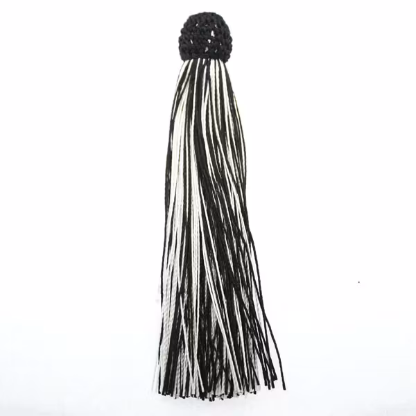 Cream/Black Tassel/Tofs Ø15mm 11cm 1st