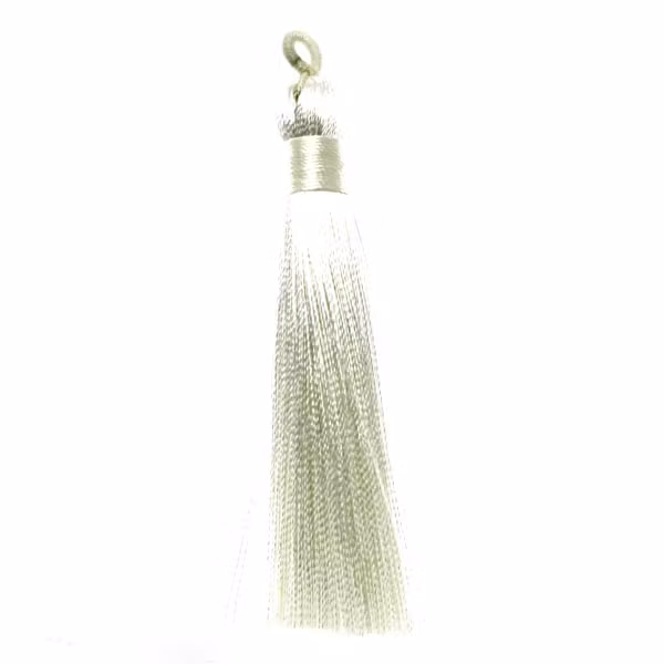 Cream Tassel/Tofs Ø10mm 8cm 1st