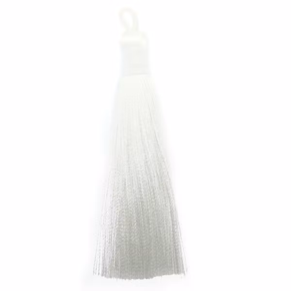 White Tassel/Tofs Ø10mm 8cm 1st