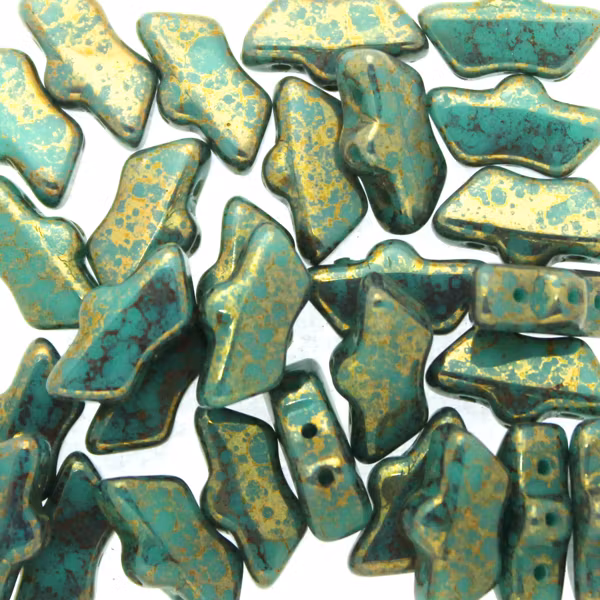 Opaque Green Turquoise Teracota Bronze Delos 5g