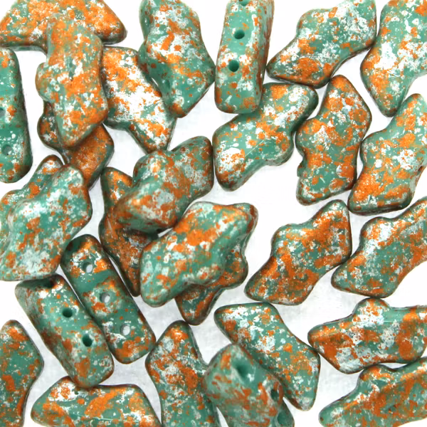 Opaque Green Turquoise Tweedy Copper Delos 5g