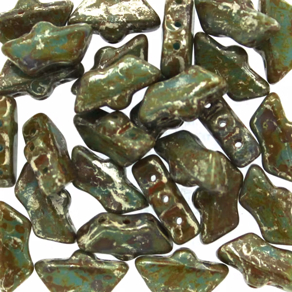 Opaque Aqua Patina Silver Delos 5g