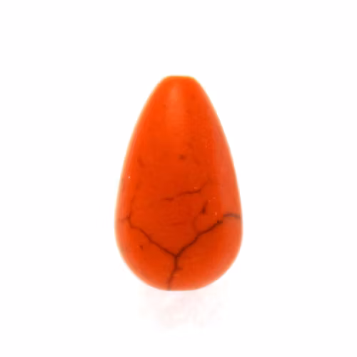 Orange Howlit Droppe 16x10mm 1st