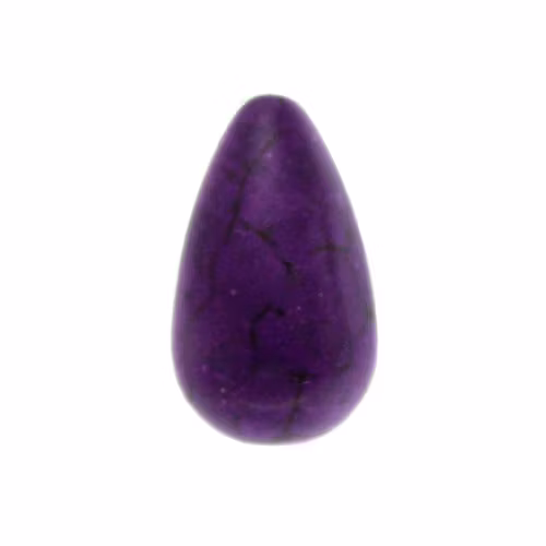 Lila Howlit Droppe 16x10mm 1st