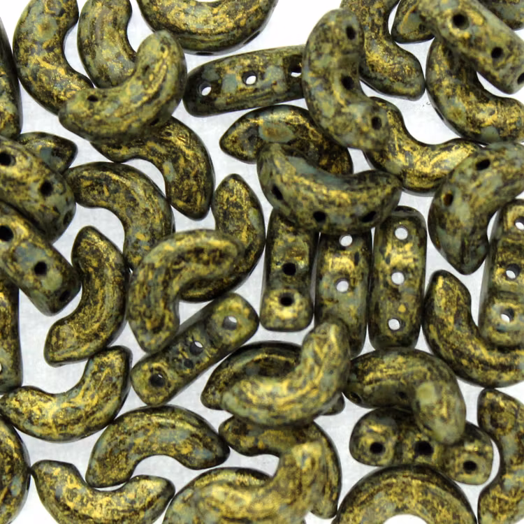 Metallic Mat Old Gold Spotted Arcos 5g
