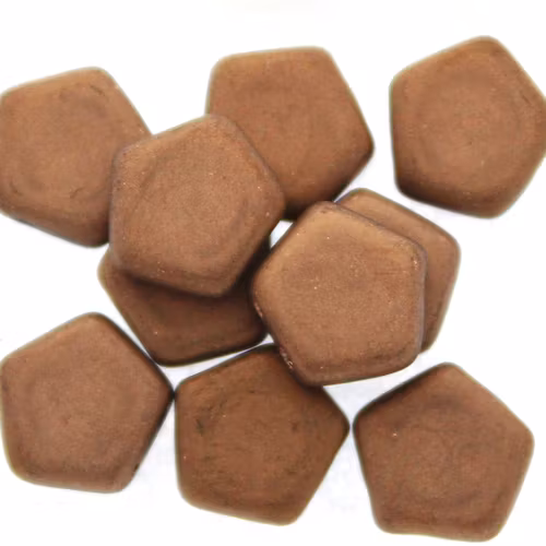 Crystal Capri Gold Full Matted Pego Bead 10mm 10st