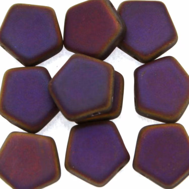 Crystal Sliperit Full Matted Pego Bead 10mm 10st