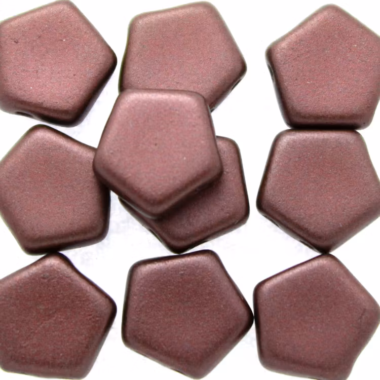 Alabaster Pastel Burgundy Pego Bead 10mm 10st