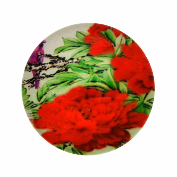 Blommor 12 Cabochon 25mm 1st