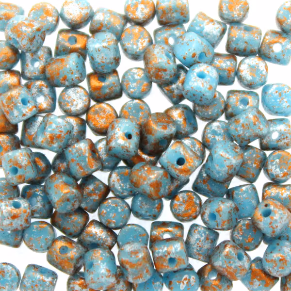 Opaque Aqua Tweedy Copper Minos 5g