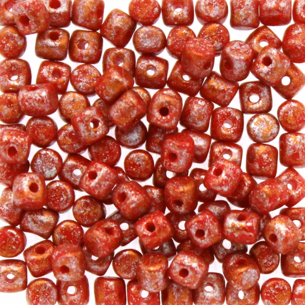 Opaque Red Tweedy Copper Minos 5g