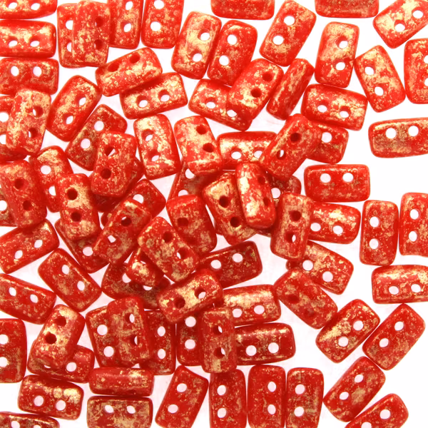 Opaque Red Gold Splash Piros 5g