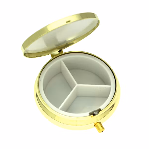 Guld Pillerask 50mm 1st