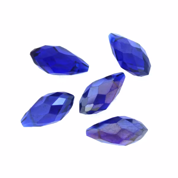 Cobalt AB Droppe Glas 12x6mm 1st