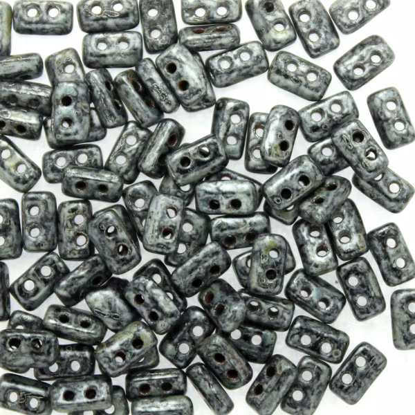 Metallic Mat Old Silver Spotted Piros 5g