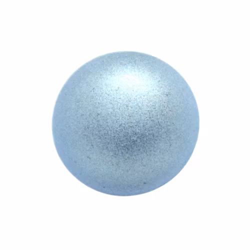 Metallic Suede Light Blue Cabochon Par Puca 18mm 1st