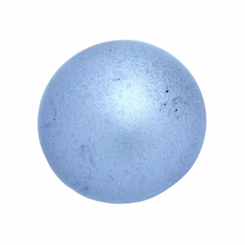 Metallic Suede Light Blue Cabochon Par Puca 25mm 1st