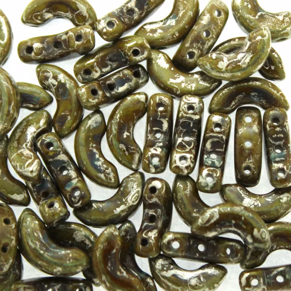 Opaque Olive Patina Silver Arcos 5g
