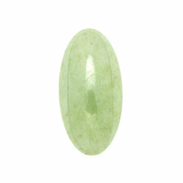 Opaque White Mint Luster Athos Par Puca 20x10x6mm 1st