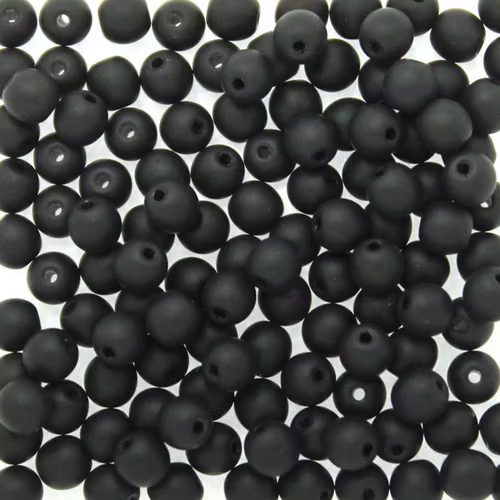 Jet Matted Runda/Druks 3mm 100st