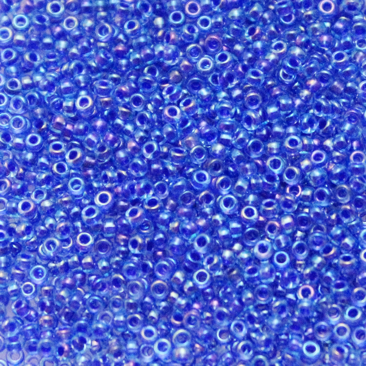 Cobalt Lined Sapphire AB 15-0353 Miyuki Seedbeads 15/0 4,9g