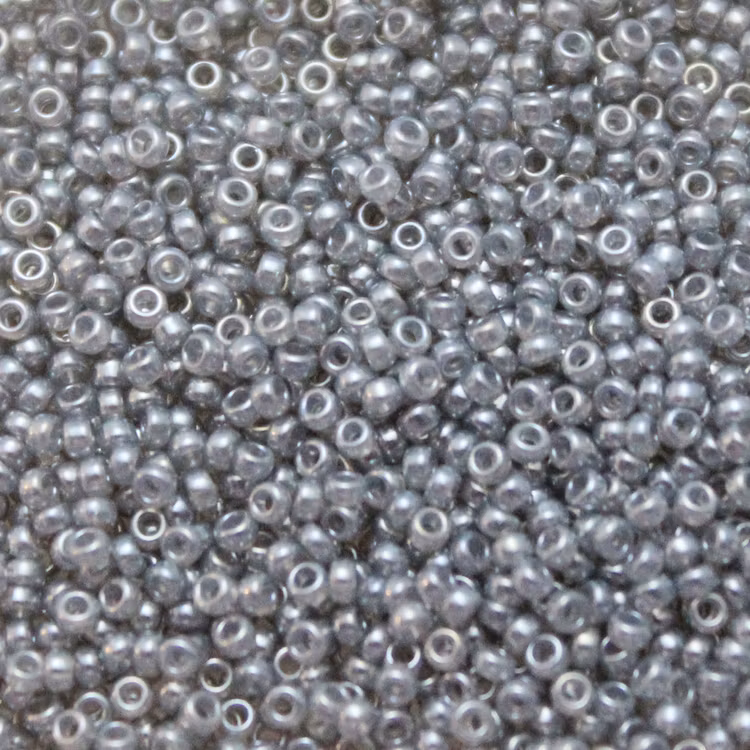 Silver Grey Ceylon 15-0526 Miyuki Seedbeads 15/0 5g