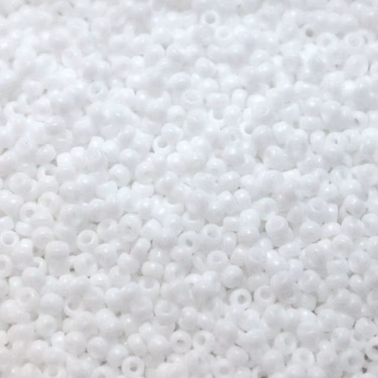 Opaque White 15-0402 Miyuki Seedbeads 15/0 5g