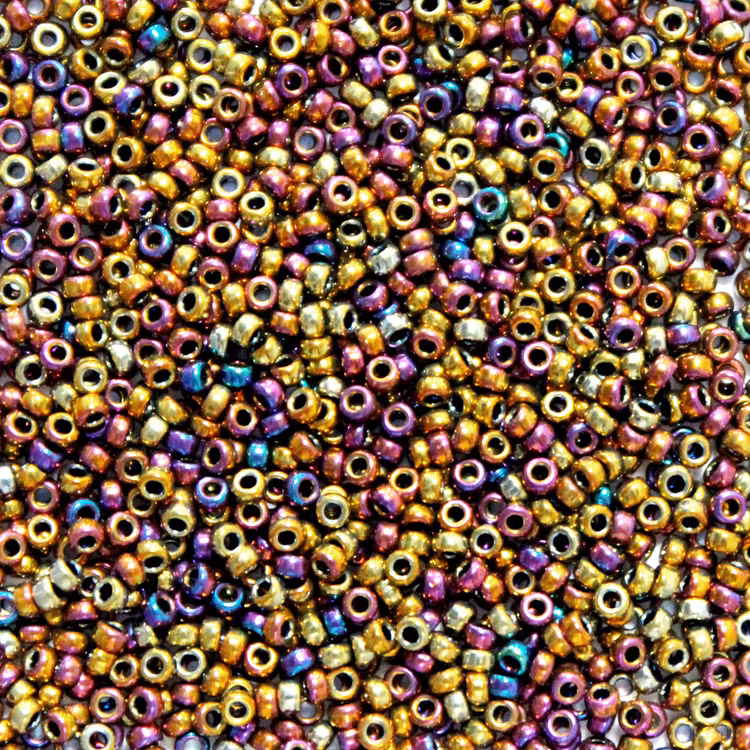 Metallic Purple Gold Iris 15-0188 Miyuki Seedbeads 15/0 5g