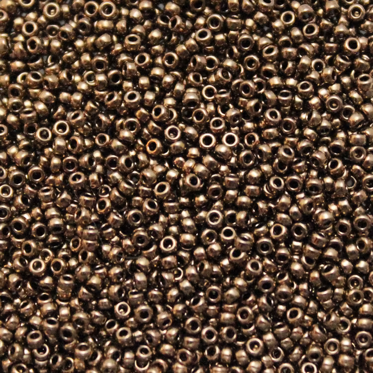 Metallic Dark Bronze 15-0457 Miyuki Seedbeads 15/0 5g