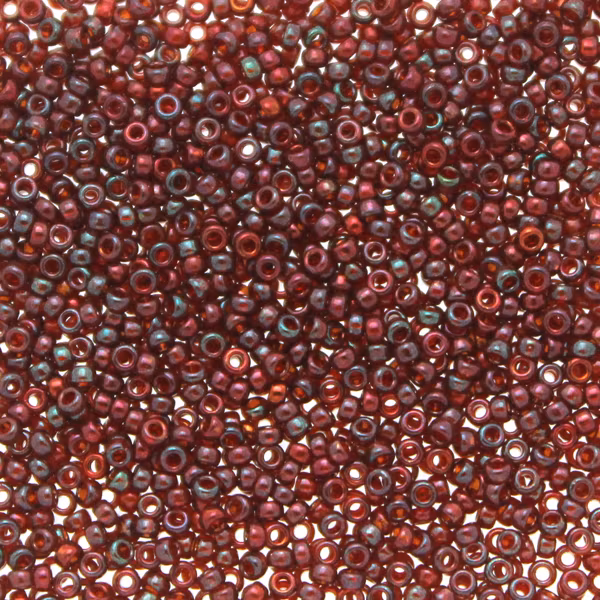 Burgundy Gold Luster	15-0315 Miyuki Seedbeads 15/0 5g