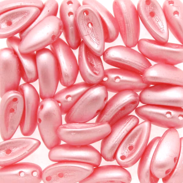 Alabaster Pastel Pink Chilli Beads 10g