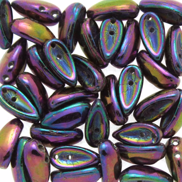 Purple Iris Chilli Beads 10g