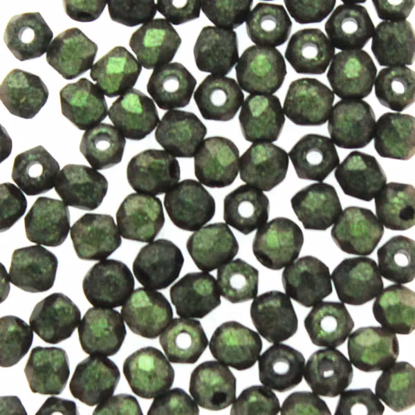 Polychrome Olive Mauve Fire Polish 2,5mm 100st