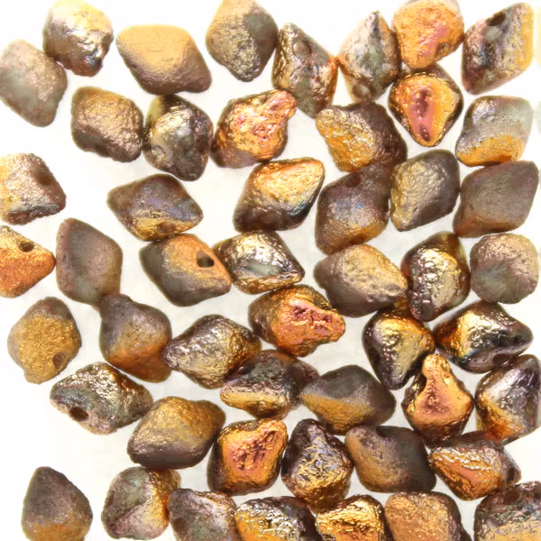 Crystal Etched Full Capri Rose Spiky Button 50st