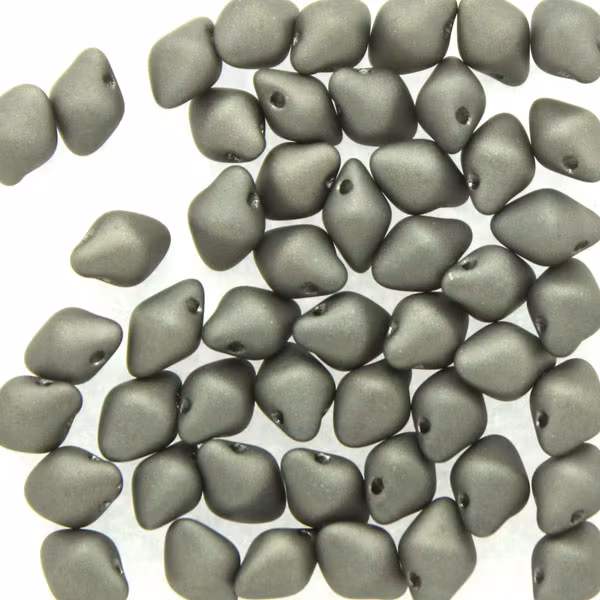 Crystal Chrome Full Matted Spiky Button 50st