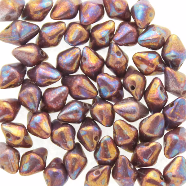 Opaque White Iris Spiky Button 50st