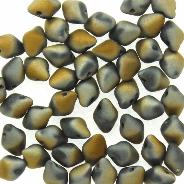 Jet Valentinite Full Matted Spiky Button 50st