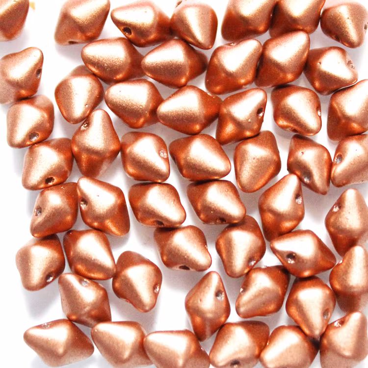 Vintage Copper Spiky Button 50st