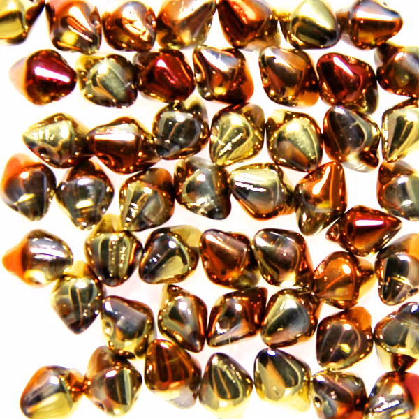Crystal California Gold Rush Spiky Button 50st