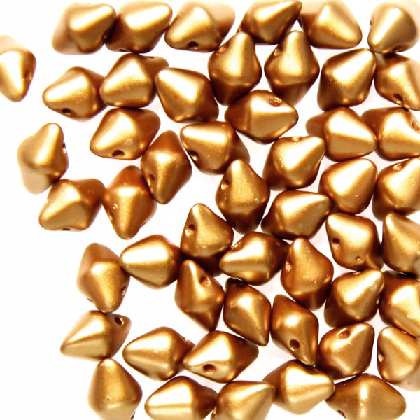 Alabaster Pastel Amber Spiky Button 50st