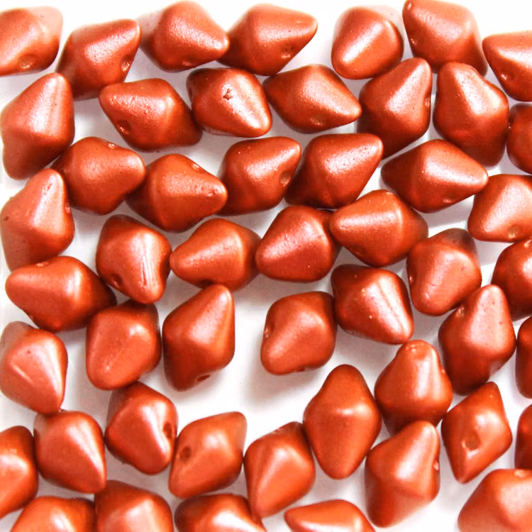 Lava Red Spiky Button 50st