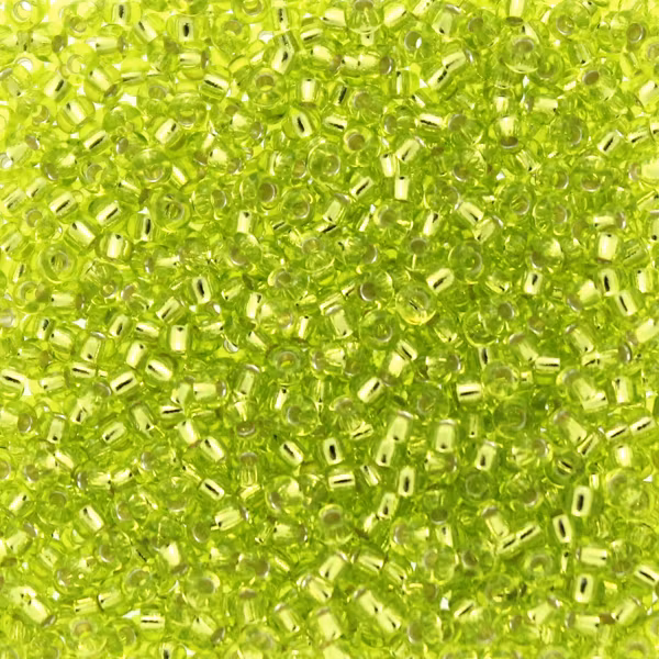 Silverlined Chartreuse 11-0014 Miyuki Seedbeads 11/0 10g