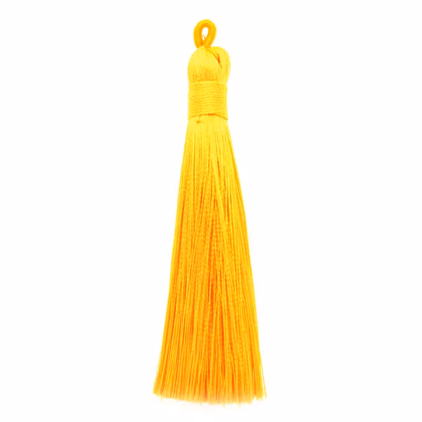 Yellow Tassel/Tofs Ø10mm 8cm 1st