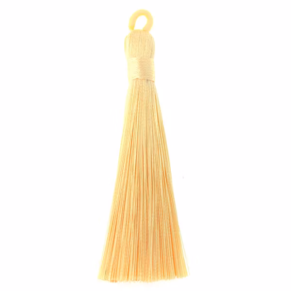 Beige Tassel/Tofs Ø10mm 8cm 1st