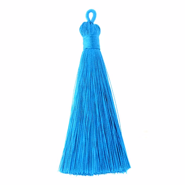 Capri Blue Tassel/Tofs Ø10mm 8cm 1st