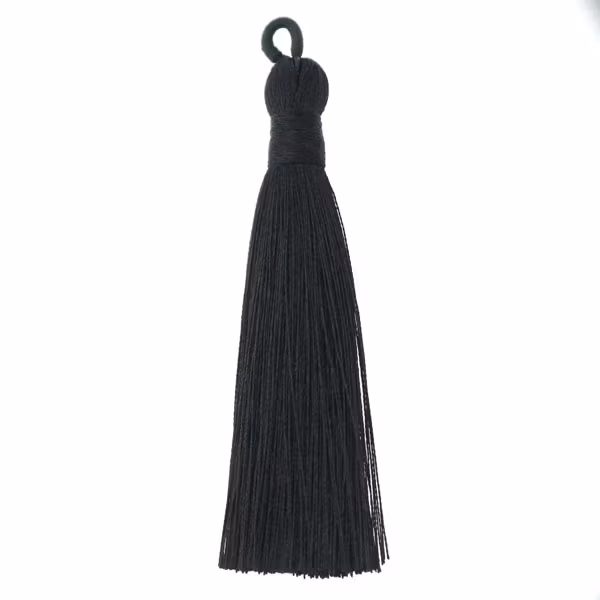 Black Tassel/Tofs Ø10mm 8cm 1st