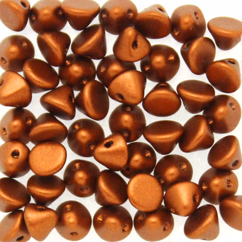 Copper Button Bead 50st