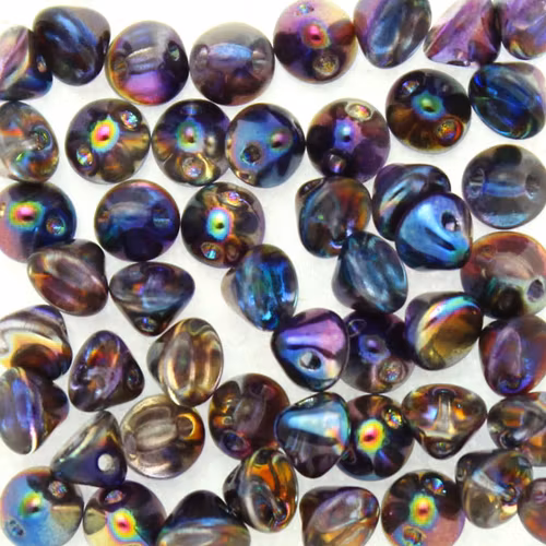 Crystal Magic Blue Button Bead 50st